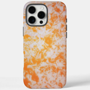 Een oranje grunge textuur iPhone 16 pro max hoesje