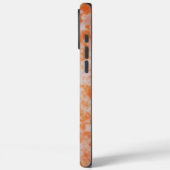 Een oranje grunge textuur Case-Mate iPhone case (Achterkant / Links)