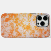 Een oranje grunge textuur Case-Mate iPhone case (Achterkant (horizontaal))