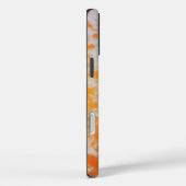 Een oranje grunge textuur | Case-Mate iPhone case (Achterkant / Rechts)