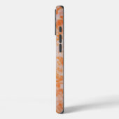 Een oranje grunge textuur | Case-Mate iPhone case (Achterkant / Links)