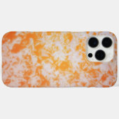 Een oranje grunge textuur Case-Mate iPhone case (Achterkant (horizontaal))