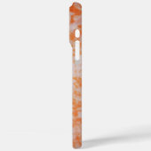 Een oranje grunge textuur Case-Mate iPhone case (Achterkant / Links)