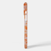 Een oranje grunge textuur Case-Mate iPhone case (Achterkant / Links)