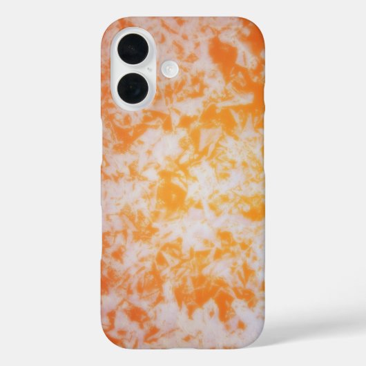 Een oranje grunge textuur Case-Mate iPhone case (Achterkant)