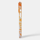 Een oranje grunge textuur Case-Mate iPhone case (Achterkant / Links)