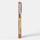 Een oranje grunge textuur Case-Mate iPhone case (Achterkant / Rechts)