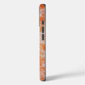 Een oranje grunge textuur Case-Mate iPhone case (Achterkant / Links)