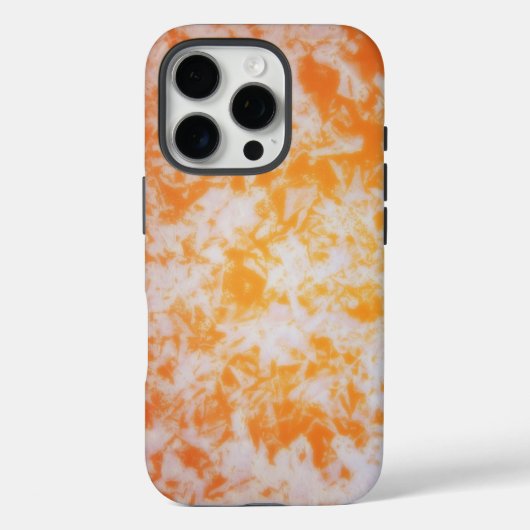 Een oranje grunge textuur Case-Mate iPhone case (Achterkant)