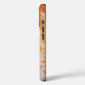 Een oranje grunge textuur Case-Mate iPhone case (Achterkant / Links)