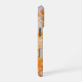 Een oranje grunge textuur iPhone hoesje (Rechterkant)