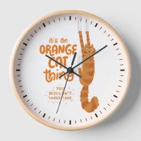 Een Oranje katteding - een grappige tabletkat die 