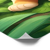 Een Oranje leeuwenwelp in het Oerwoud Poster (Hoek)