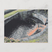 Een Oranje pool in Welshpool Briefkaart (Voorkant)