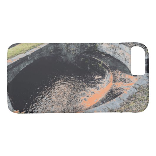 Een Oranje pool in Welshpool Case-Mate iPhone Case (Achterkant (Horizontaal))