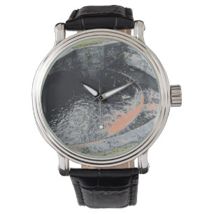 Een Oranje pool in Welshpool Horloge