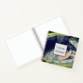 Een Oranje pool in Welshpool I Love Wales Notitieboek (Binnen)