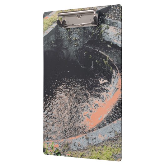 Een Oranje pool in Welshpool Klembord (Links)