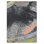 Een Oranje pool in Welshpool Klembord (Voorkant)