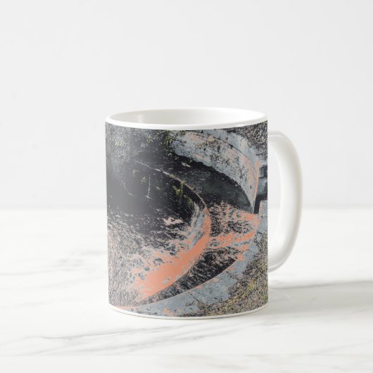 Een Oranje pool in Welshpool Koffiemok (Voorkant rechts)