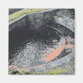 Een Oranje pool in Welshpool Magneet (Voorkant)