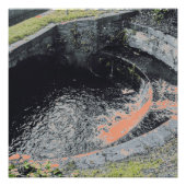 Een Oranje pool in Welshpool Poster (Voorkant)