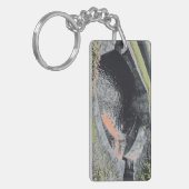 Een Oranje pool in Welshpool Sleutelhanger (Voorkant Links)