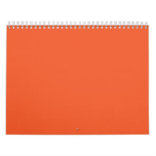 Een oranje vierkant met een witte rand, waardoor e kalender