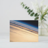 Een orbitale zonsondergang voor de kust van Baja C Briefkaart (Staand voorkant)