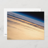 Een orbitale zonsondergang voor de kust van Baja C Briefkaart (Voorkant / Achterkant)