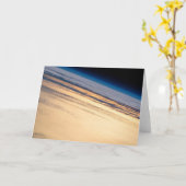 Een orbitale zonsondergang voor de kust van Baja C Kaart (Gele Bloem)