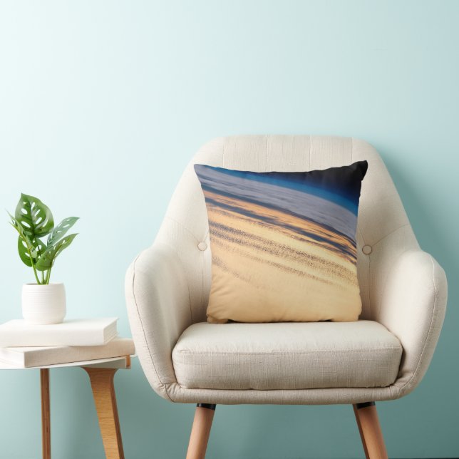 Een orbitale zonsondergang voor de kust van Baja C Kussen (Stoel)