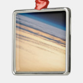 Een orbitale zonsondergang voor de kust van Baja C Metalen Ornament (Links)