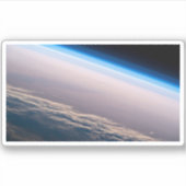 Een orbitale zonsondergang voor de kust van Cabo S Sticker (Voorkant)