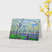 Een Orchard in de lente Kaart (Gele Bloem)