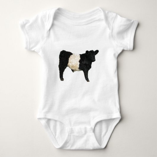 Een Oreo fancy? Belted Galloway Cow Romper (Voorkant)