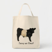 Een Oreo fancy? Belted Galloway Cow Tote Bag (Voorkant)