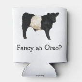 Een Oreo fancy? Beltie Steer Blikjeskoeler (Achterkant)