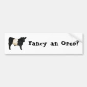 Een Oreo fancy? Beltie Steer Bumpersticker (Voorkant)