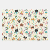 Een orfathday kattenpapier (3 vellen) inpakpapier vel (Voorkant 3)