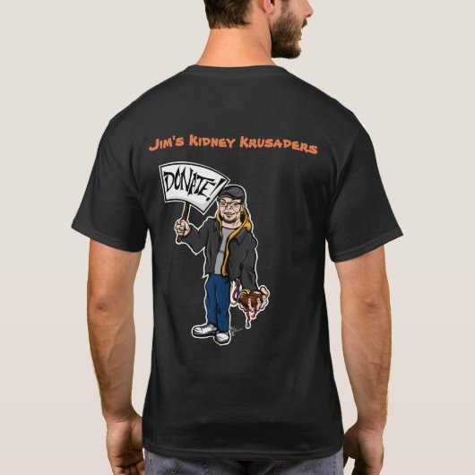 Een orgaandonor zijn t-shirt (Achterkant)