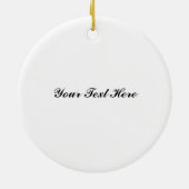 Een  organisatie voor het gebed van Dancer Keramisch Ornament (Achterkant)