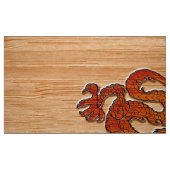 Een orientale draak in Bamboo Stof (Fat Quarter)