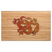 Een orientale draak in Bamboo Stof (Yard (91,4 cm))