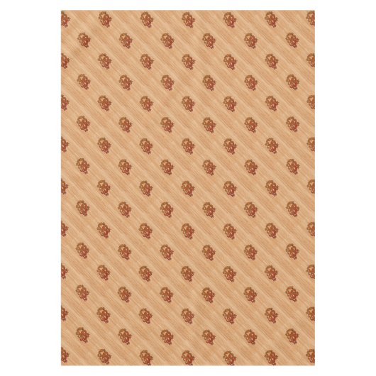 Een orientale draak in Bamboo Tafelkleed (Voorkant)