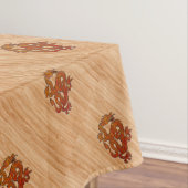 Een orientale draak in Bamboo Tafelkleed (Voorbeeld)