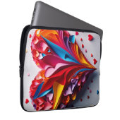 Een origami hart laptop sleeve (Voorkant Rechts)