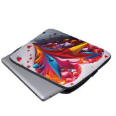 Een origami hart laptop sleeve (Voorkant onderkant)