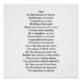 Een origineel gedicht over moeder en zoon perfect poster (Voorkant)