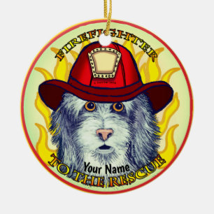 Een ornament van een herdershond
